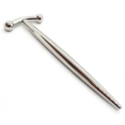 Stainless Steel Tige pour urètre Dick Vader 9.5cm - Diamètre 7mm